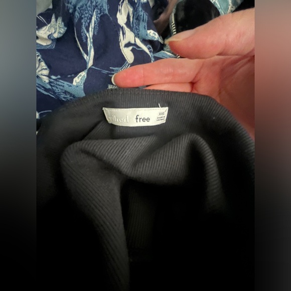 Aritzia Wilfred Free Black Spaghetti Strap Body-Con Mini Dress - Picture 3 of 3